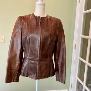 Ramsay do Dublin Brown leather jacket